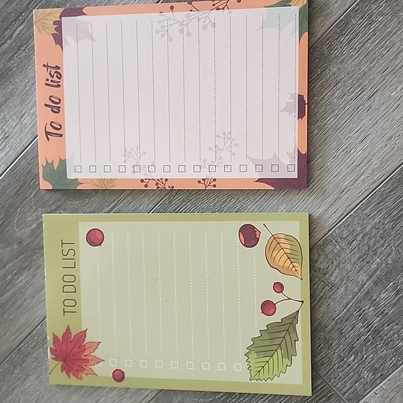 (2) TO DO LIST NOTEPADS | FALL EDITION - Picture 1 of 3